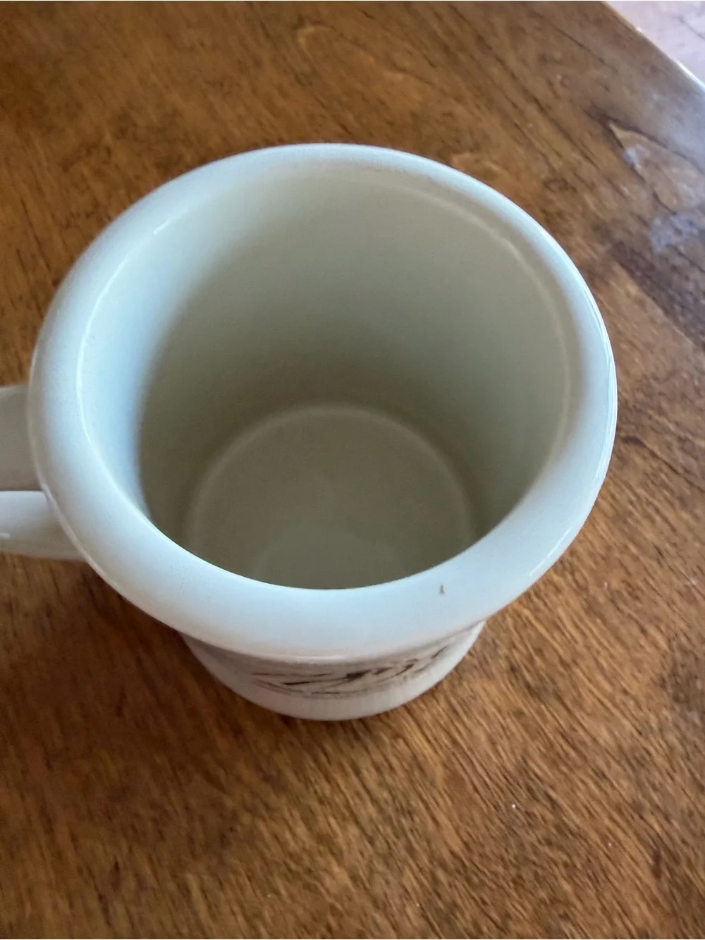 Ivory Ceramic Coffee Mug -